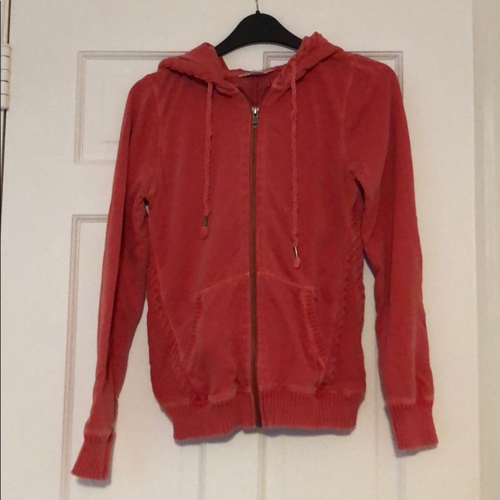 Lucky Brand hoodie with cable detailing